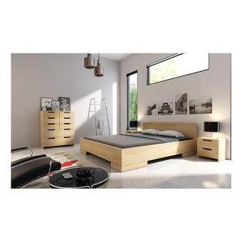 Dvojlôžková posteľ z BONAMI- masiv borovica 180x200 cm - 4