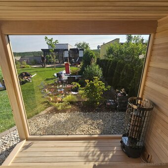 Exteriérová fínska sauna - KLASIK - 4