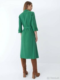 Nové košeľové zelené šaty MOHITO veľk. XS - 4