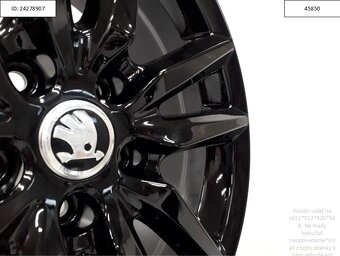Škoda Superb, Octavia, Yeti alu disky 5x112 R17 8J ET40 1220 - 4