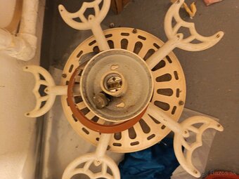 Starožitné stropné ventilátory – kovové, retro dizajn ()
 - 4