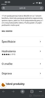 2x tvrdý matrac z Jysk - 4