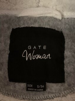 Kabát zimný dámsky šedý - 4