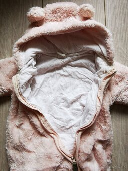 Mackový detský zimný overal 62 - 4