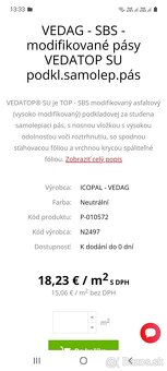 ICOPAL VEDAG - SBS - modifikované pásy EUROFLEX - 4