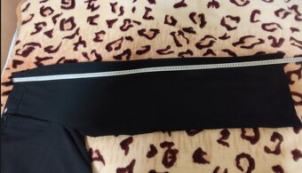 Bershka elegantné čierne nohavice veľ.38, stav ako na fotke - 4