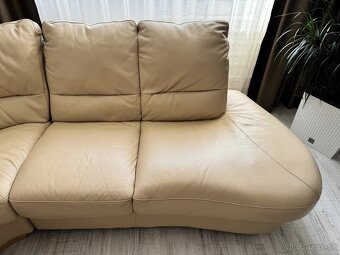 Kožená rohová sedačka - 4