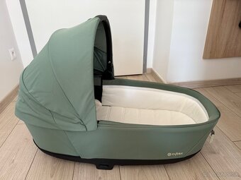CYBEX Priam 4.0 Lux Carry Cot Leaf Green Platinum - 4