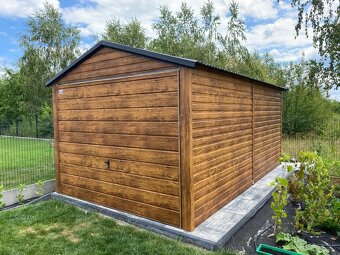 Plechová garáž 3x5m - 4