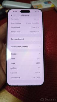 Predám Iphone 15 pro Max 256gb E-SIM verzia - 4