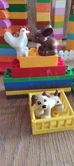 Lego Duplo - veľká sada - 120 ks + postavičky+ podložky - 4