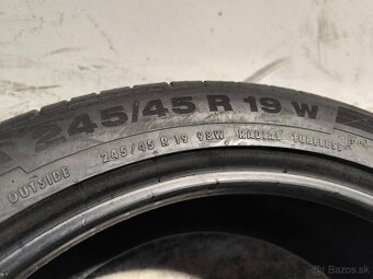 245/45 R19 Letné pneumatiky Continental 2 kusy - 4