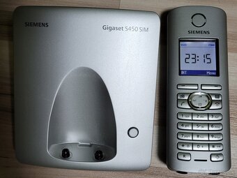 Predám klasický telefón Siemens Gigaset S450 SIM - 4