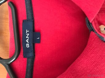 GANT originál Red pánske polotricko dlhy rukav L/XL - 4