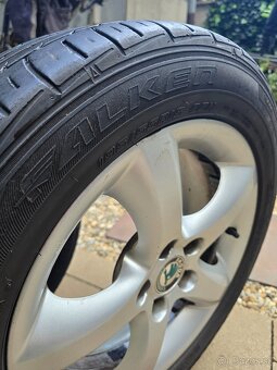 Sada 4x Škoda ALU disky s letnými pneumatikami Falken - 4