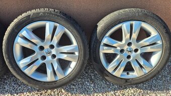 Predam kolesa Peugeot/Citroen 4x108 r17+pneumatiky - 4
