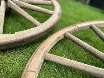 Veľké (95 cm) kolesa z voza - 4