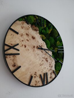 Machové hodiny topoľové - 4