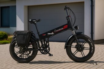 Skladaci Elektricky Bycikel 2x 1000 W 20 Ah Fatbike - 4