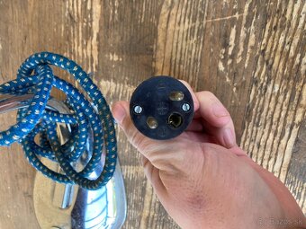 2x stará stolní lampička - chrom - 4