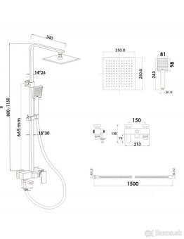 Vodovodná sprchová batéria - 4