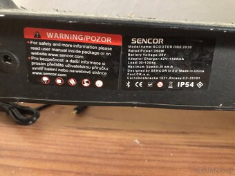Sencor Scooter One 2020 - 4