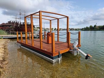 Katamaran drevená paluba 5,1 x 2,5m - 4