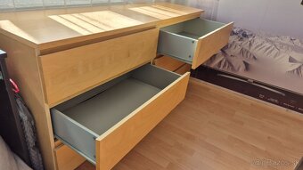 Predám komódy 2x3 šuflíky 80x78x48 - 4