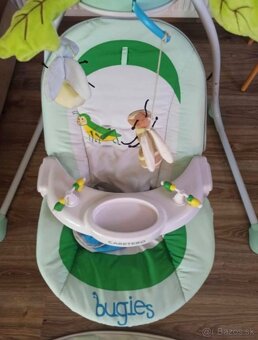Elektrická hojdačka Bugies Mints/Caretero - 4