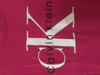 NOVÉ CALVIN KLEIN fuksia damske tricko S - 4