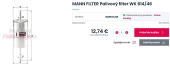 Palivový filter Mazda 3, Ford, Volvo - 4