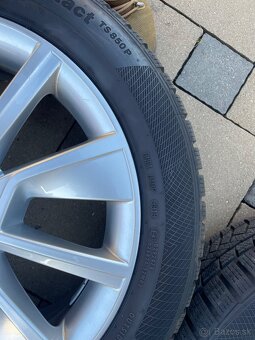 Predam originalne škoda alu disky 17” + 205/55/17 zimné - 4