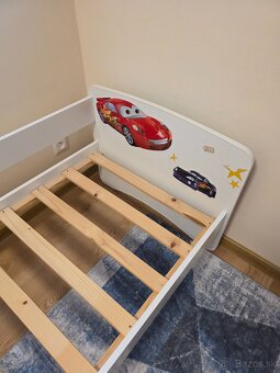 Detska postel 160x70 s roštom a matracom - 4