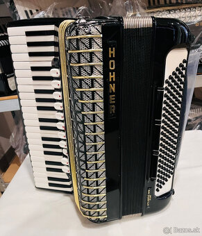 Predám akordeón Hohner Atlantic De Luxe. 120 Basový  - Made - 4