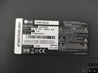 Predám LED TV LG 43" / 108cm - 4