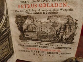 Stara vzácna kniha 1765 Obrázky - 4