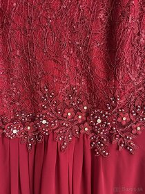 Dámske dlhé spoločenské šaty XL, 93cm obvod v páse - 4