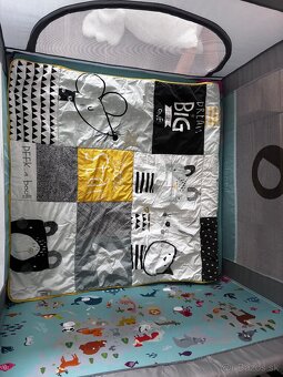 Detská Postielka, ohrádka 100x100cm - 4