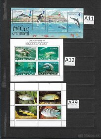 Filatelia - Poštové známky na predaj 8 - Ryby, Motýle a Hmyz - 4
