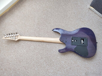 Ibanez S570DXQM Bright Blue Burst - 4