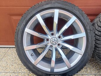 VW Passat alu disky 5x112 R18 + zimní pneu 225/45/18 - 4