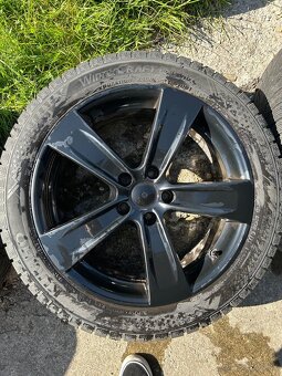 5x112 r18 245/45 sada diskov + zimné pneumatiky - 4