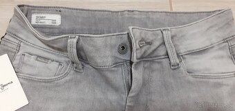 Dámske sivé rifle Pepe Jeans - 4