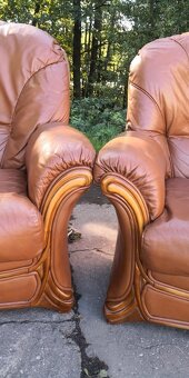 Kožena sedací súprava 3+1+1 - 4