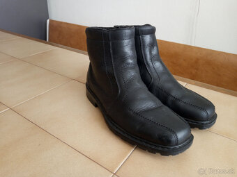 Panske zimne kozene cizmy RIEKER. - 4