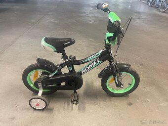Detský bicykel s pomocnými kolieskami - 4