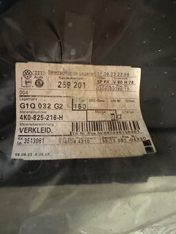 Audi a6 c8 kryt podvozku 4K0825216H - 4