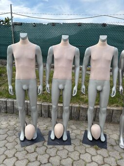 Figurína pánska živá veľkosť - možnosť odpojenia hlavy - 4