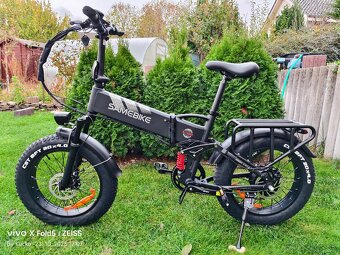 Skladací fat ebike Samebike 20x4.0",750W,15Ah,45km/h,100km - 4