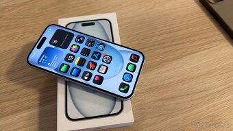 Vymenim predam iPhone 15 Blue 128gb ako uplne novy - 4